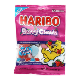 Haribo Berry Clouds 3.1 Oz