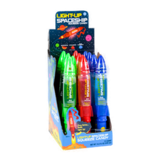 Light Up Spaceship Squeeze Candy