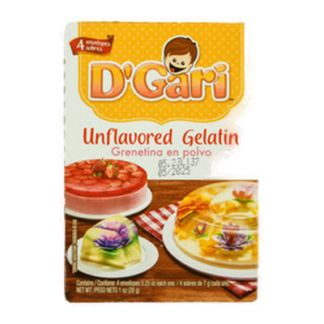 D'Gari Unflavored Gelatin 1 Oz