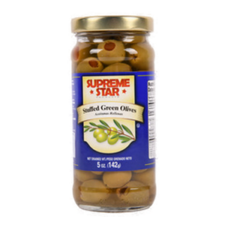 Supreme Star Stuffed Green Olives 5 Oz