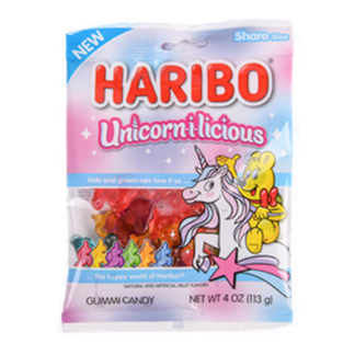 Haribo Unicorn-I-Lious 4 Oz