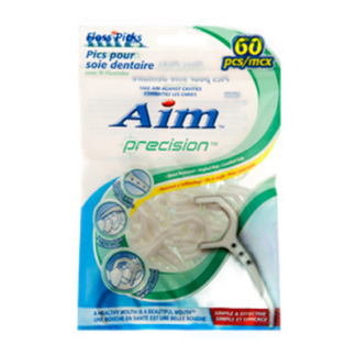 Aim Flossers Waxed 60 Ct