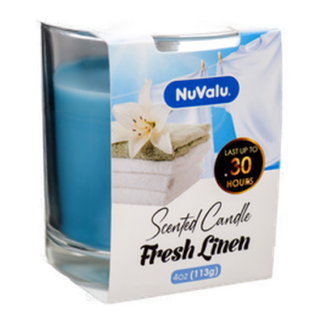 Nuvalu Candle Tumbler 4 Oz Fresh Linen
