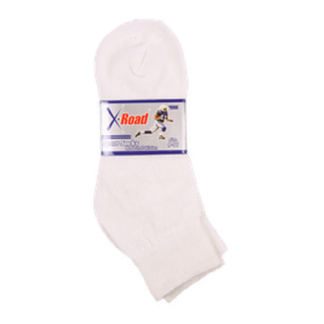 Sport Socks Men 2 Pair Ankle All White 9-11