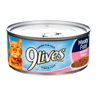 9 Lives Cat Food Seafood Platter 5.5Z