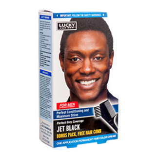 Lucky Hair Color Jet Black For Men