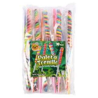 Safari Paleta Tornillo Arcoiris 10Ct