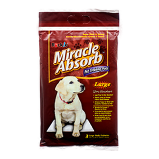 Miracle Absorb Pet Training Pads 3 Ct Large