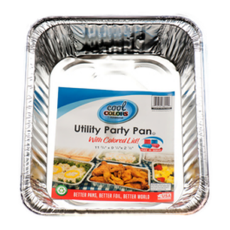 Durable Aluminum Baker Pan W/ Lid 2 Asst Clr #D88019Rb