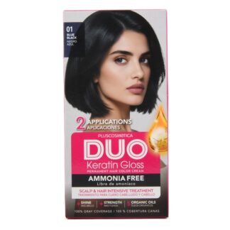 Duo Keratin Gloss 01 Blue Black  1 Kit