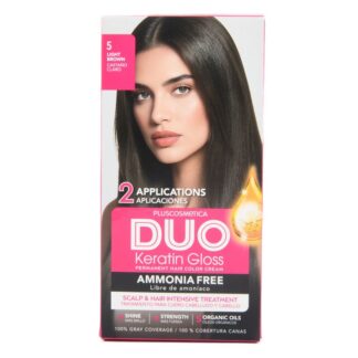 Duo Keratin Gloss 5 Light  Brown  1 Kit