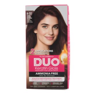 Duo Keratin Gloss 6-32 Dark Hazel  Brown  1 Kit