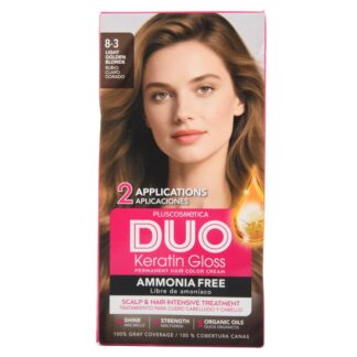 Duo Keratin Gloss 8-3 Light Golden Blonde  1 Kit