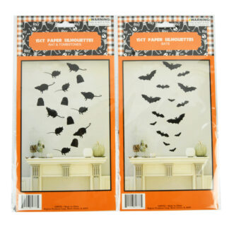 Hh Halloween Silhouettes 15 Ct Paper 3 Asst