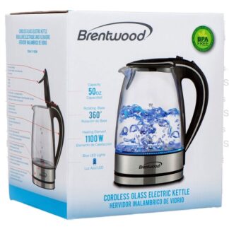 Electric Glass Kettle 1.7Lt# Kt-1900Bk