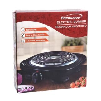 Brentwood Single Burner Black