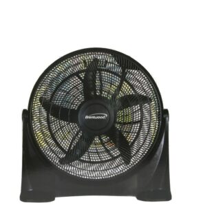 Hs Fan 20" Black 3-Speed Floor Fan #F-20Bkr
