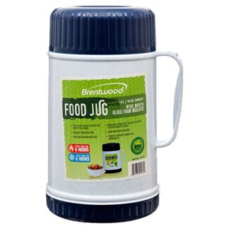 Food Thermo 1.6L Glass Vacuum/Foam Insulated #Ft-16