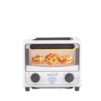 Brentwood 3L Mini Toaster Oven Wht