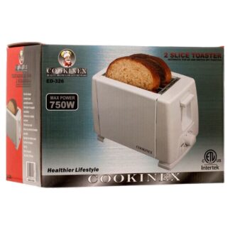 Toaster 2-Slice Better Cook #Ed-326
