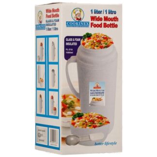 Food Bottle 1Lt Wide Mouth "Cookinex" #Fl-21A
