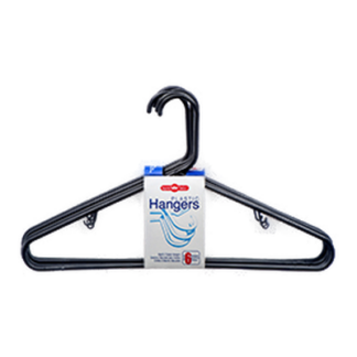 Hanger Adult 6Pk 3 Asst Clr #143