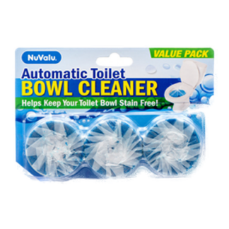 Nuvalu Toilet Bowl Cleaner Blue 3Pk