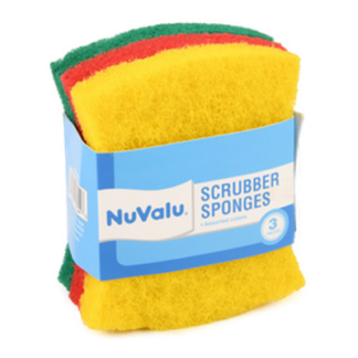 Nuvalu Scrubber W/3Pcs