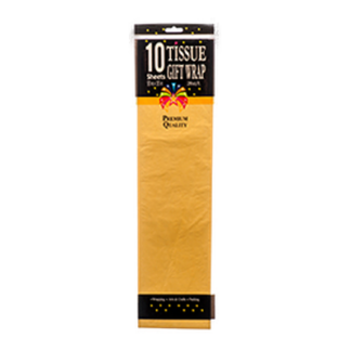 Tissue Wrap 10 Ct - Yellow