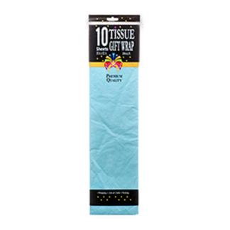 Tissue Wrap 10 Ct - Baby Blue