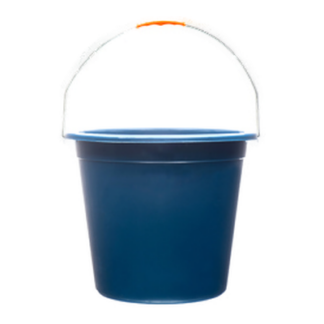 Pail 10"Dx9.5"H Color Asst W/Metal Handle 9L