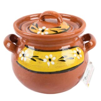 La Mexicana Olla De Barro Puebla  W/ Flower Design