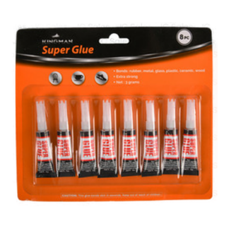 Kingman Super Glue 8Pcs W/ Blister