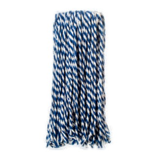 Mop Head #32  W/Blue Stripe Strings