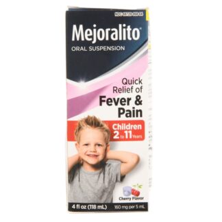 Mejoralito Children Fever 4Oz Liquid