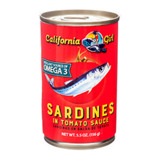 California Girl Sardines 5.5 Oz Tomato