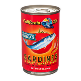 California Girl Sardines In Chili Sauce 5.5 Oz