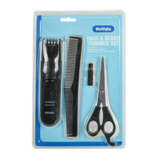 Nuvalu Hair Trimmer 4Pc Set