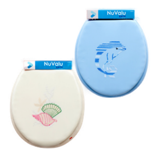 Nuvalu Toilet Seat Cover For Adult Soft W/Asst Designs & Colors