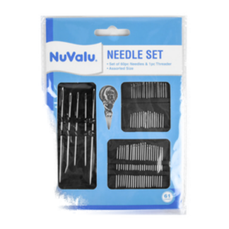 Nuvalu Needle 60Ct Silver Color