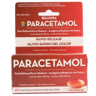 Paracetamol 20Ct Rapid Release Pain Reliever
