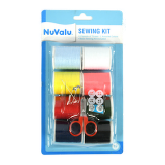 Nuvalu Sewing Thread 8Pcs Kit W/Asst.Colors