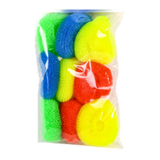 Nuvalu Plastic Scourers 9Pc 6G/Pc