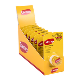 Carmex Lip Balm Carded 0.25 Oz Jar