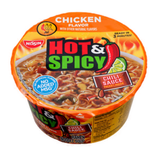 Nissin Bowl Hot & Spicy Chicken 3.32 Oz