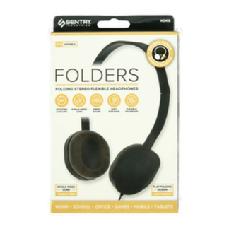 Sentry Folding Stereo Headphones