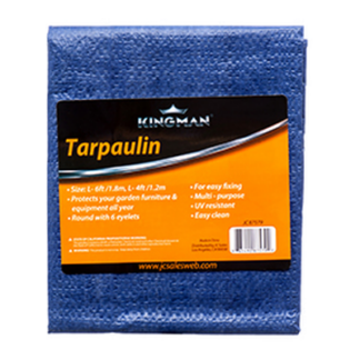 Kingman Tarpaulin 4 X 6" Blue