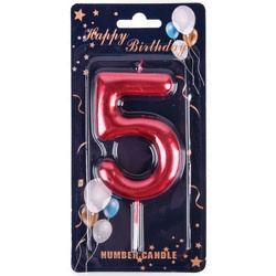 Birthday Candle #5 Asst Color