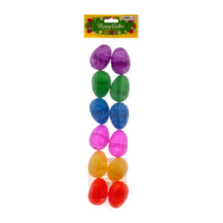 He Egg 12Ct Large  Neon