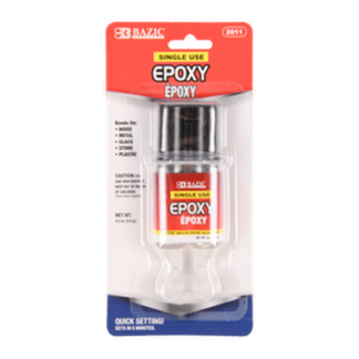 Bazic Glue 0.2 Oz Epoxy Quick Setting